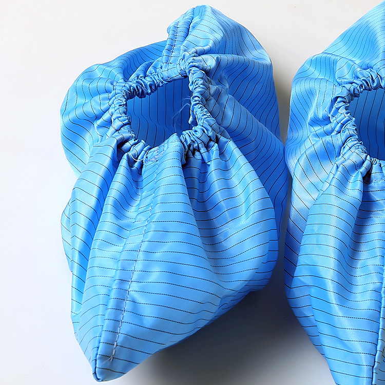 Direct Sale Anti-Static Shoe Covers for Dust-Free Workshops, Blue and White Clean Shoe Covers from Dongguan Manufacturer