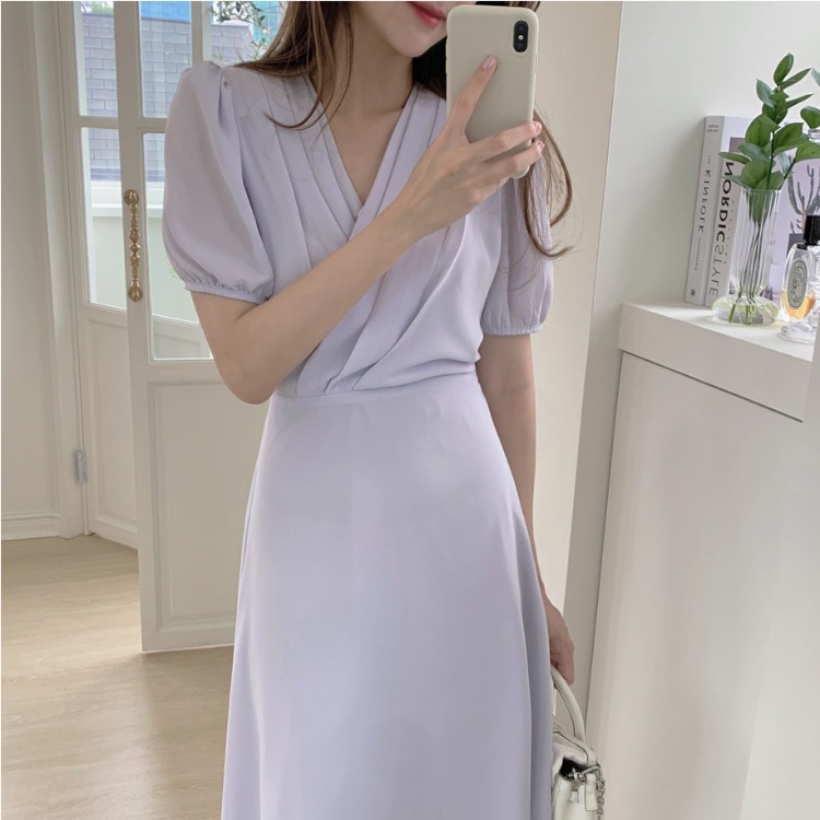 Summer elegant fitted solid color colored brace