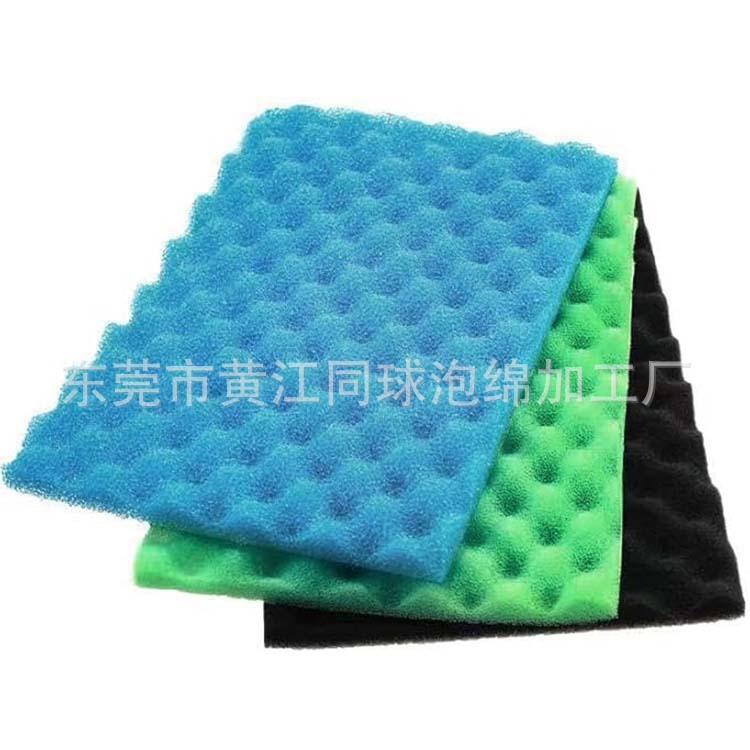 厂家直销初效中效过滤棉异形波浪过滤海绵 鱼缸水族箱清洁海绵