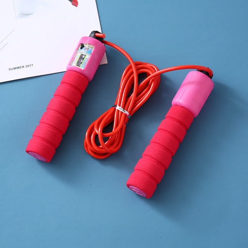 Skipping rope for adults, children, kindergarten, primary school students, adjustable beginner physical education exam, counting skipping rope for boys and girls