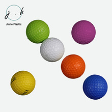 厂家定制高尔夫球PU发泡软球室内练习球玩具球海绵球发泡球打击球