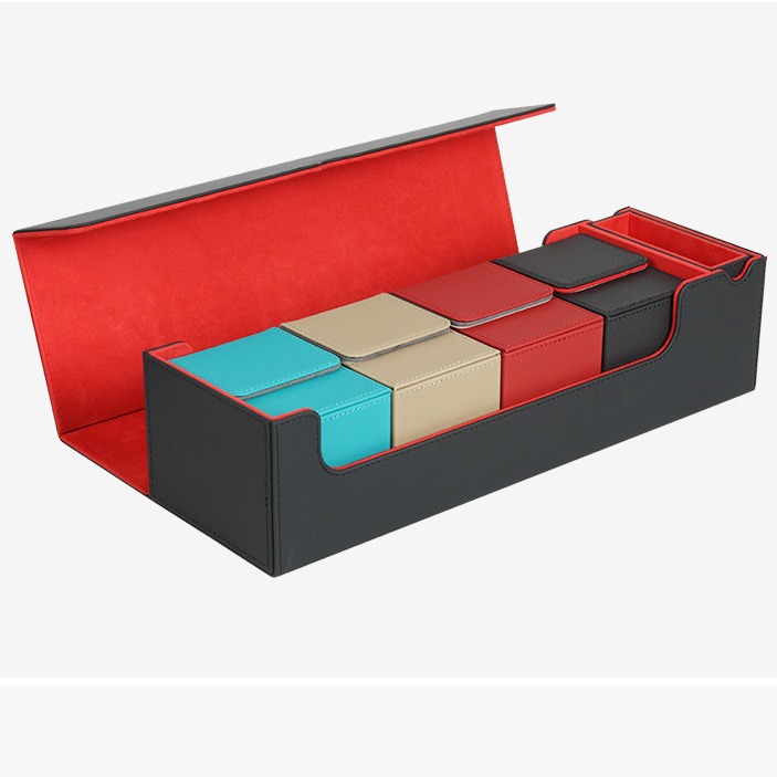 Luxury vertical storage box for game cards, Game of Thrones TCG, Pokémon card collection, UG family board game card box, 550+