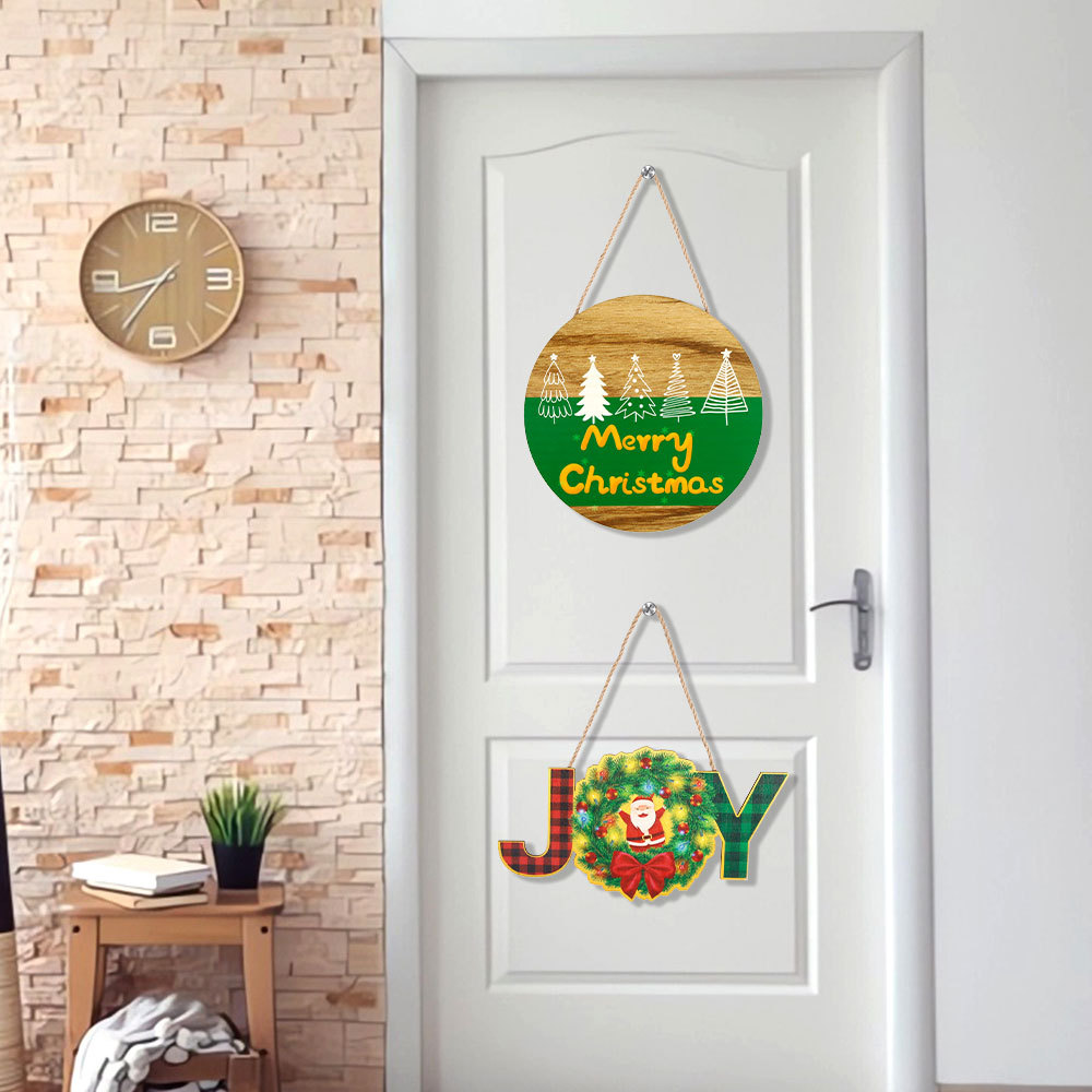 Neuer Anhänger für Partydekoration, Atmosphärenanordnung, Holztürbehang, Cartoon-Hängedekoration_voghion.com