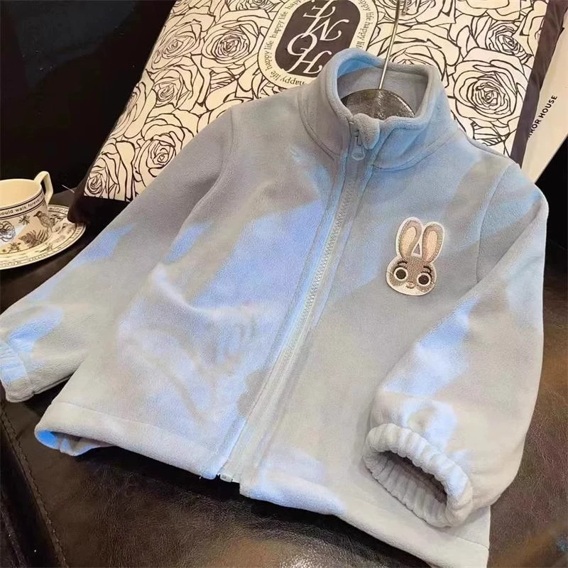 Котоночка keep warm мультфильм кролик, съёмная куртка, подкладка, комплект, западный стиль, утолщённая версия, полицейский стиль