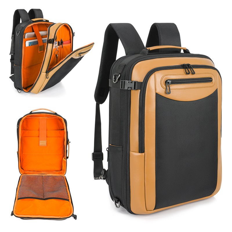 맞춤형 스테레오 컴퓨터 배낭 여행 남성 비즈니스 배낭 대용량 컴퓨터 가방 방수 범용 배낭