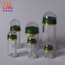 现货5ml塑料圆柱亚克力红花石斛洋参保健品胶囊包装ps冬虫夏草瓶