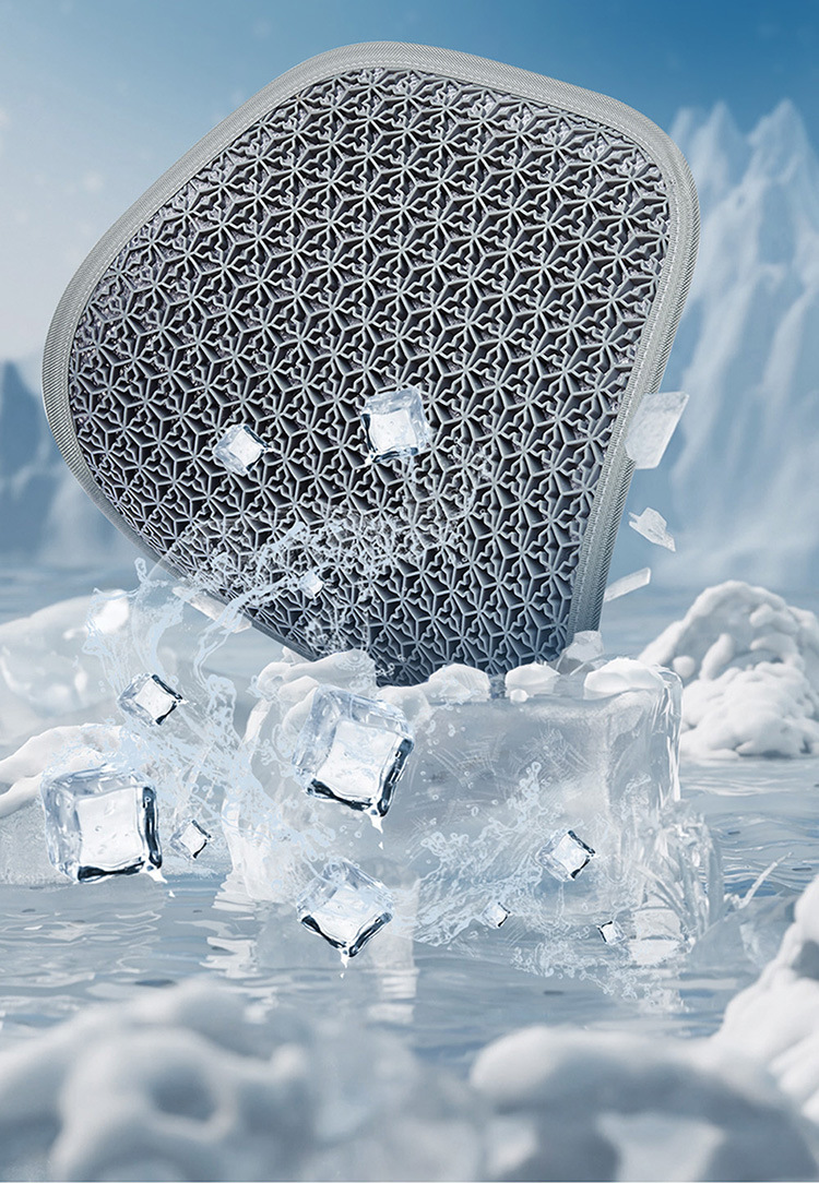 Summer Honeycomb Sedentary Gel Gel Car Waist Breathable Office Children's Cool Mat Waist Cushion Ice Cushion Pillow
