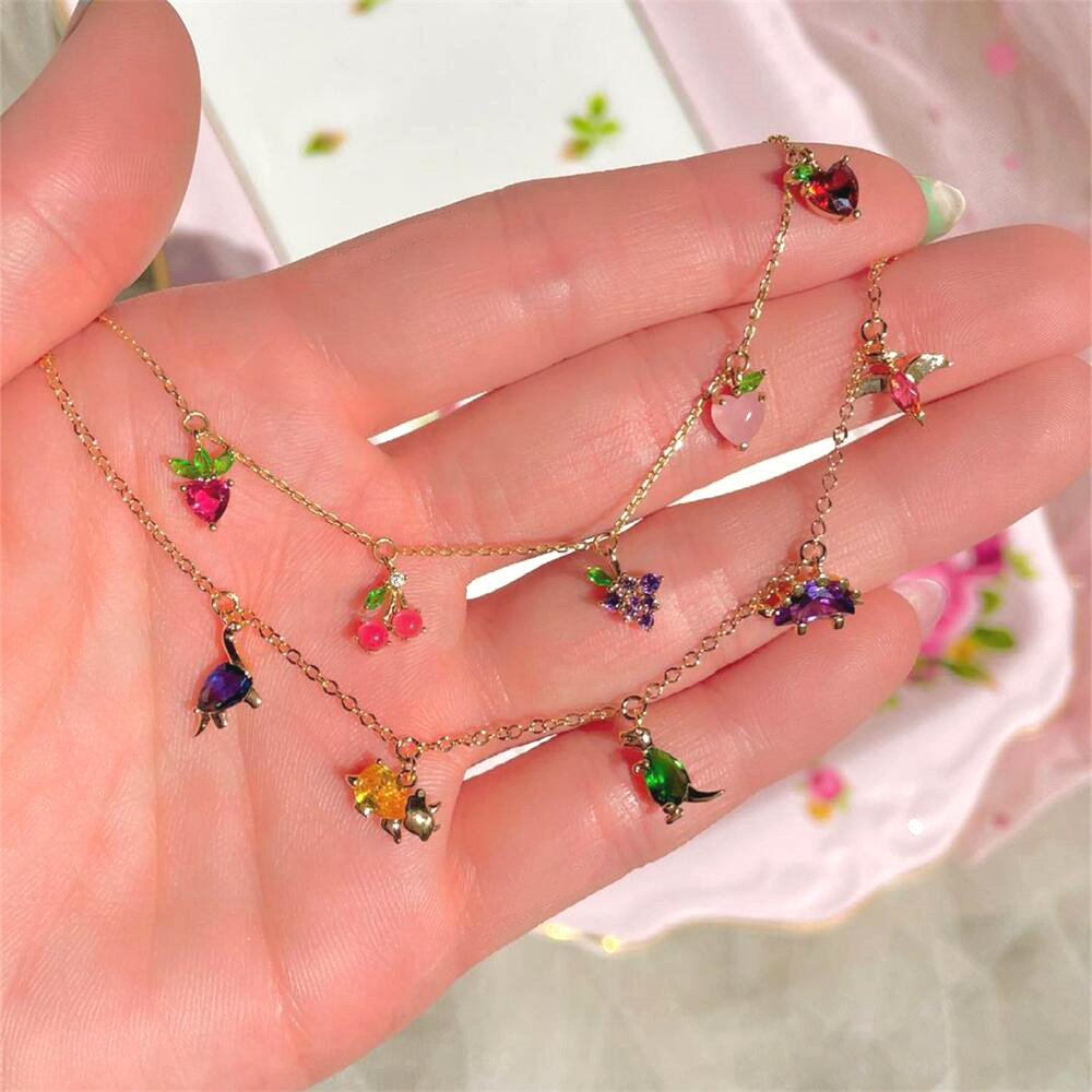 Fashion dinosaur bracelet small animal color zirconium copper bracelet