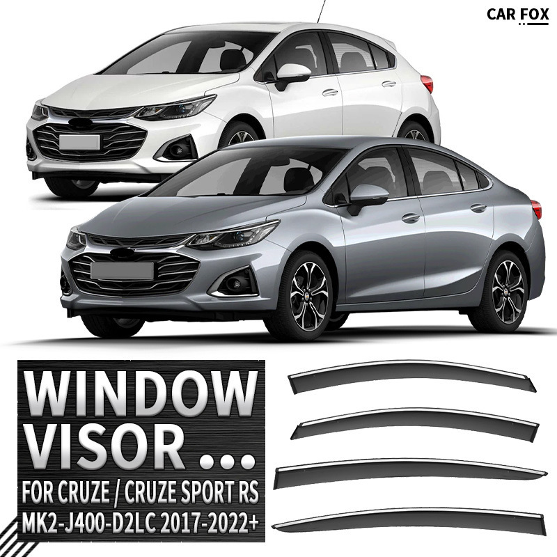Chevrolet Cruze üçün pəncərə üstü qoruyucu (rain visor)