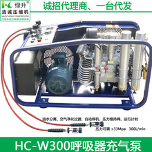潜水用空压机消防呼吸器填充泵高压打气泵330bar高压压缩机