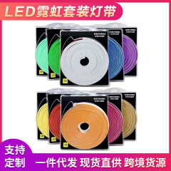 LED低電圧12Vネオンフレキシブルライトテープセットシリコン612RGBセット屋外照明看板高輝度ライトストリップ