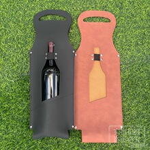 跨境同款皮革红酒袋 轻奢经典手提式香槟礼品袋单支装便携酒袋