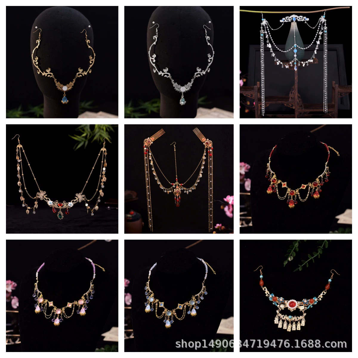 Экзотические аксессуары для волос с кисточками, головные уборы ручной работы, ретро Ханфу, аксессуары для волос в западном регионе Дуньхуан, корона для волос Сишуанбаньна