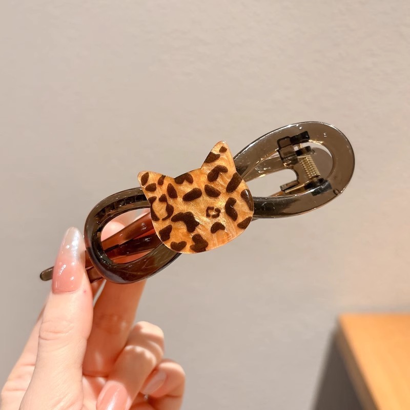 复古鸭嘴夹不硌头高颜值抓夹懒人神器精致女发夹后脑勺简约扭扭夹|undefined