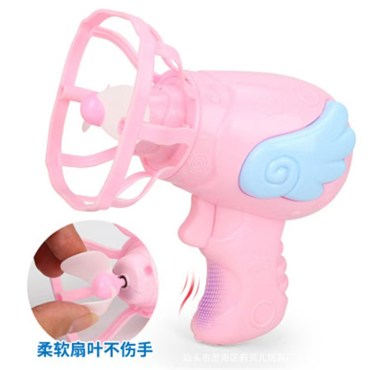 Máquina de Burbujas y Ventilador Portátil para Niños de Plástico ABS Automático