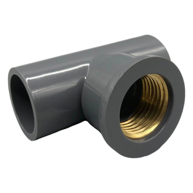 Подача воды из ПВХ в медный внутренний тройник проволоки 20 25 32 мм4 точки 6 точек 1-дюймовый водонагреватель с резьбой пластиковое соединение водопроводной трубы