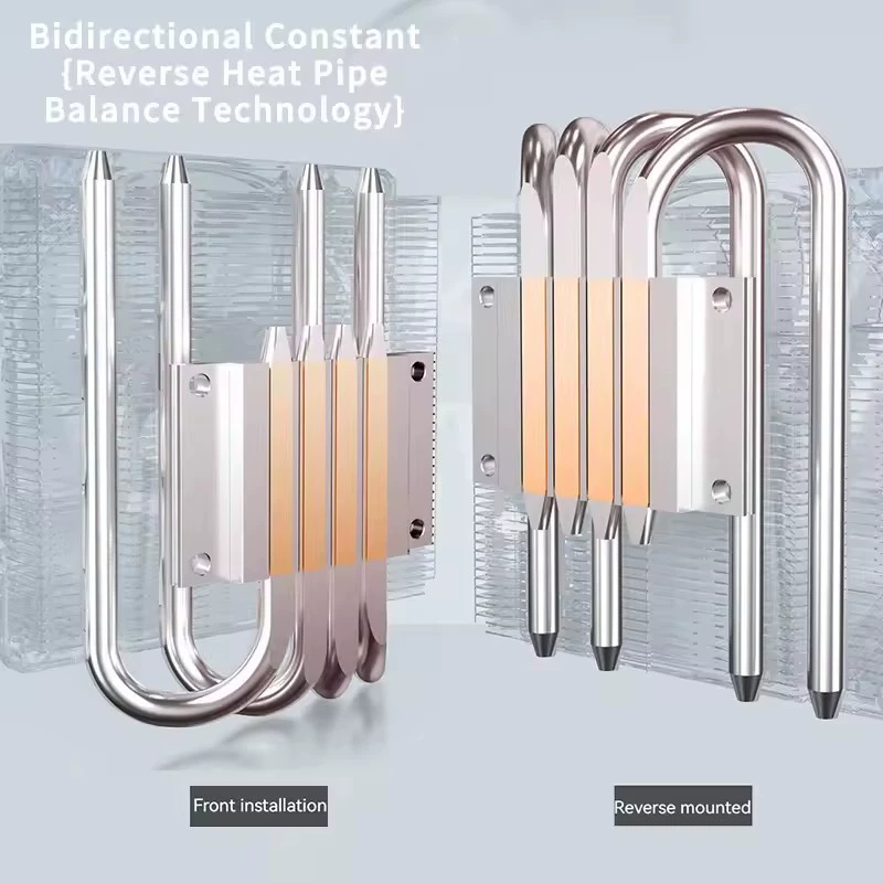 ID-COOLING IS-40X с 4 тепловыми трубками, низкопрофильное воздушное охлаждение для CPU