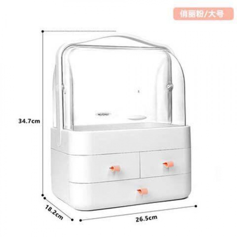 ドレッシングテーブル収納ラックインターネットセレブ化粧品収納ボックス引き出し型防塵収納ラックデスクトップ整理ボックススキンケア製品|undefined