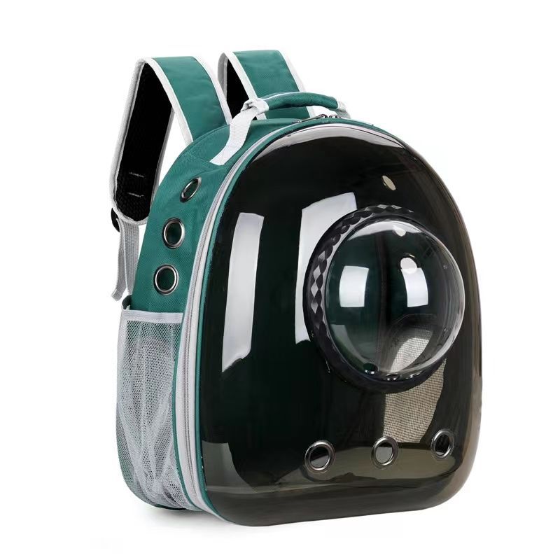 Nuevo panorama de la cápsula espacial de mascotas para gatos, bolsa de mascotas transparente portátil para gatos, mochila de caja para gatos