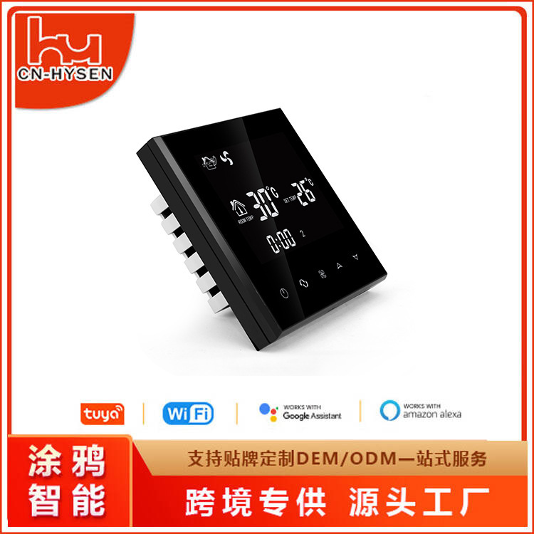 Thermostat Lcd Digital Display Intelligent Thermostat Electric Floor Heating Remote Wifi Voice Control Touch Screen Smart