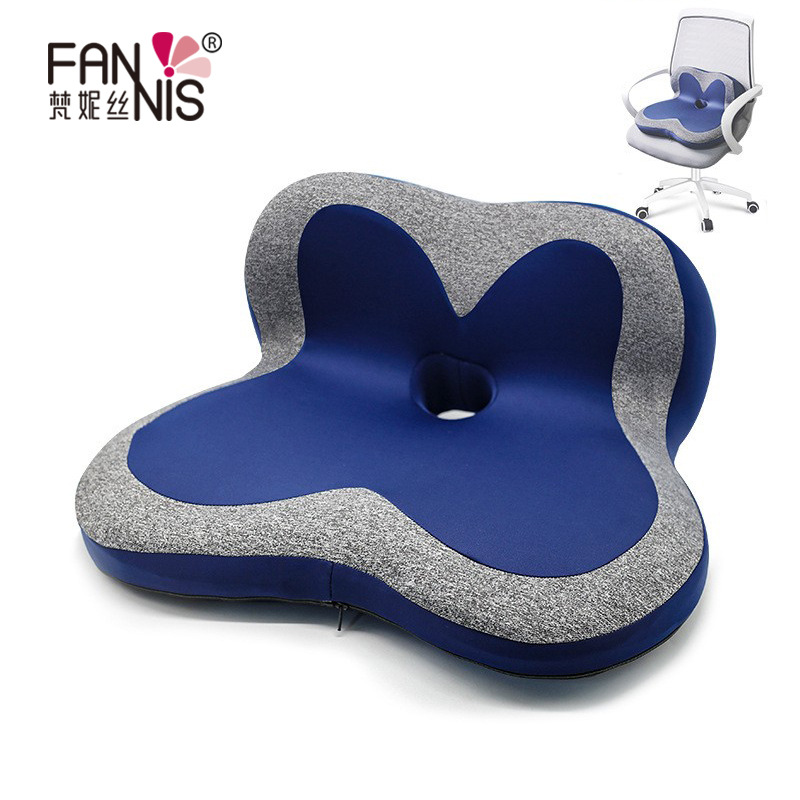 Customized Memory Foam Japanese Petal Cushion Office Car Learning One-Piece Seat Cushion Chair Pregnant Women Lumbar Cushion
