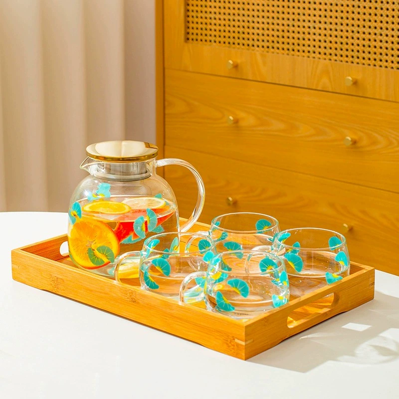 Чайник, вместительный чай матер iced tea для дома, стекло, клубника, набор