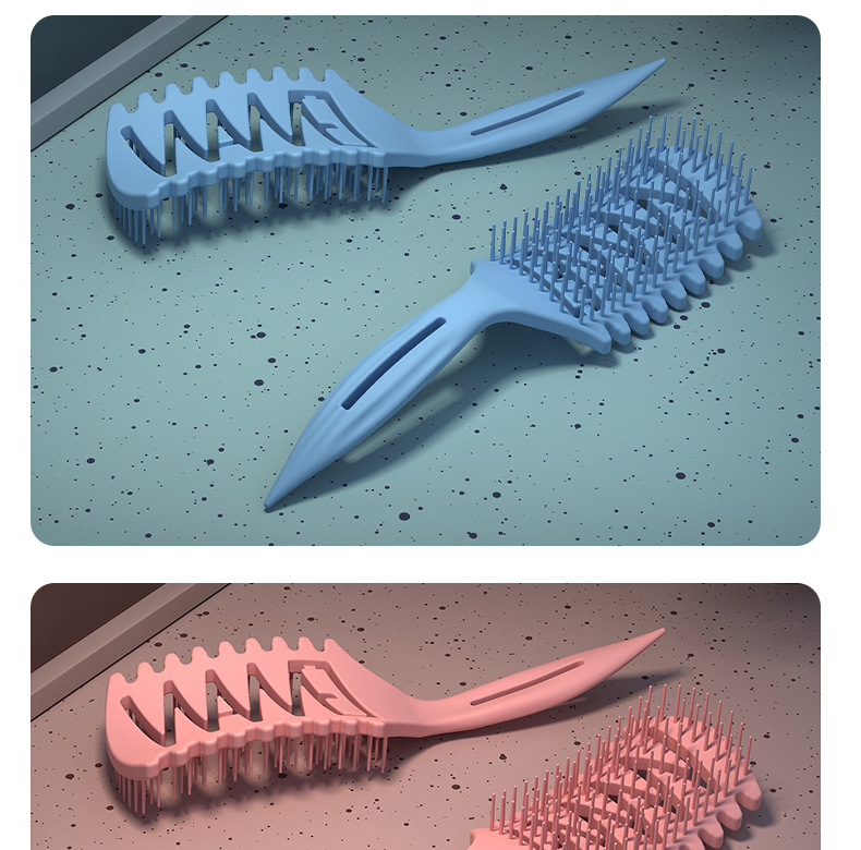 40g Weight Hair Comb Makeup Tools Types 1 Piece, 1 Set Quantity Wanmei Styling Comb Heat Resistance Hollow Out Hairdressing Fluffy Bounce Curl Comb Multifunctional Squeezer Tail Comb