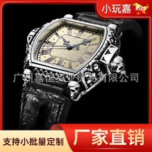 跨境爆款镂空男士手表 皮带时尚手表 全自动机械表夜光绅士日历