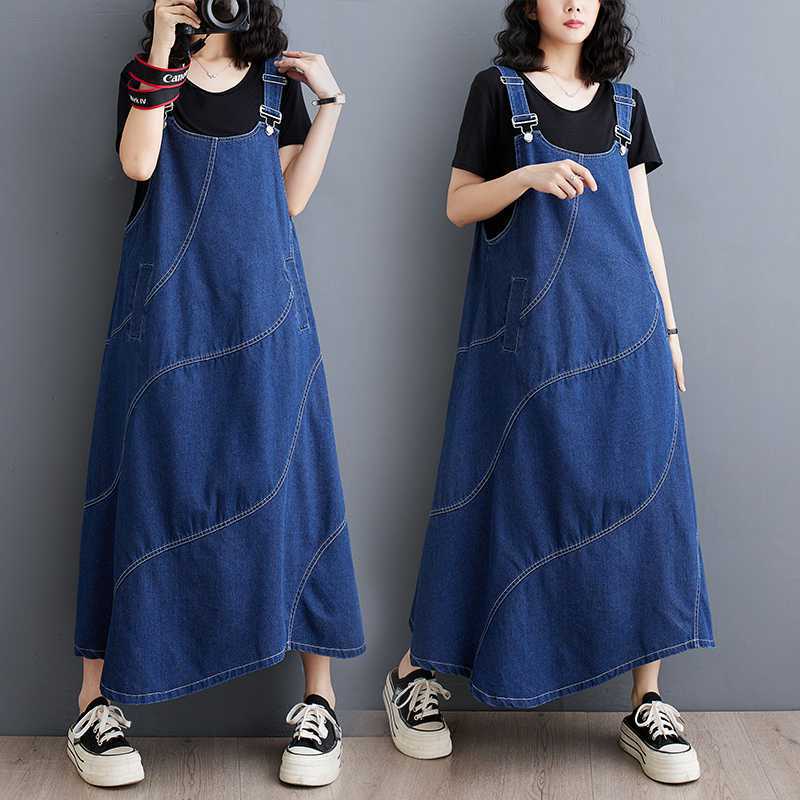  夏  M-2XL 大きいサイズ ワンピース