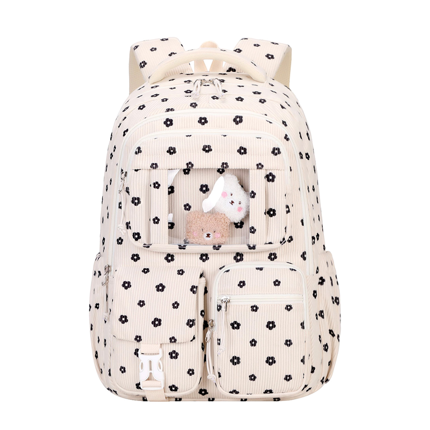 Mochila escolar de alto valor escolar de niñas hermosa fresas de gran capacidad mochila ligera para estudiantes de secundaria viajar mochila de moda