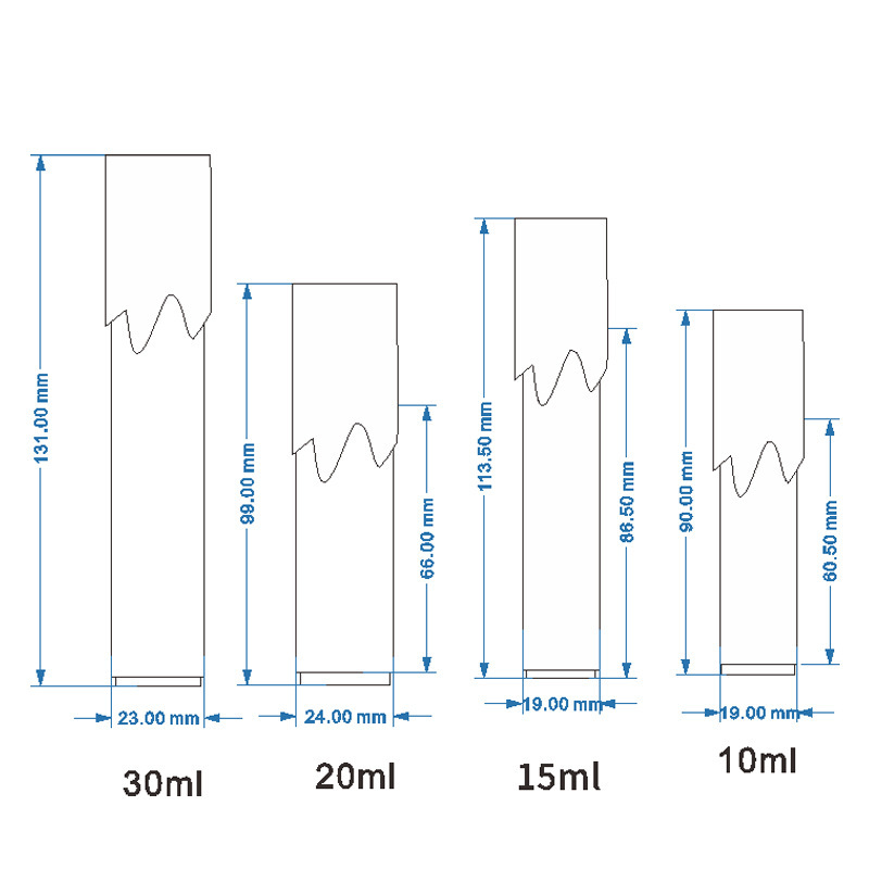 新款PP直圆波浪滚珠瓶20ml30ml香体止汗露瓶眼霜瓶乳液分装瓶批发|undefined