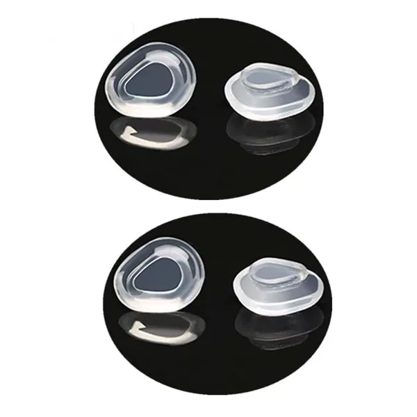 New Linde 9704 Special Nose Pad Card-Type Silicone Nose Pad Drop-Shaped Stipule Round Card Glasses Accessories Holder