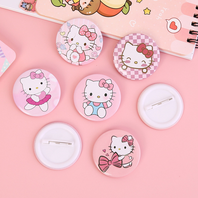 サンリオバーブリキバッジハローキティブローチ漫画バッジスクールバッグペンダント小さなギフト記念メダル|undefined