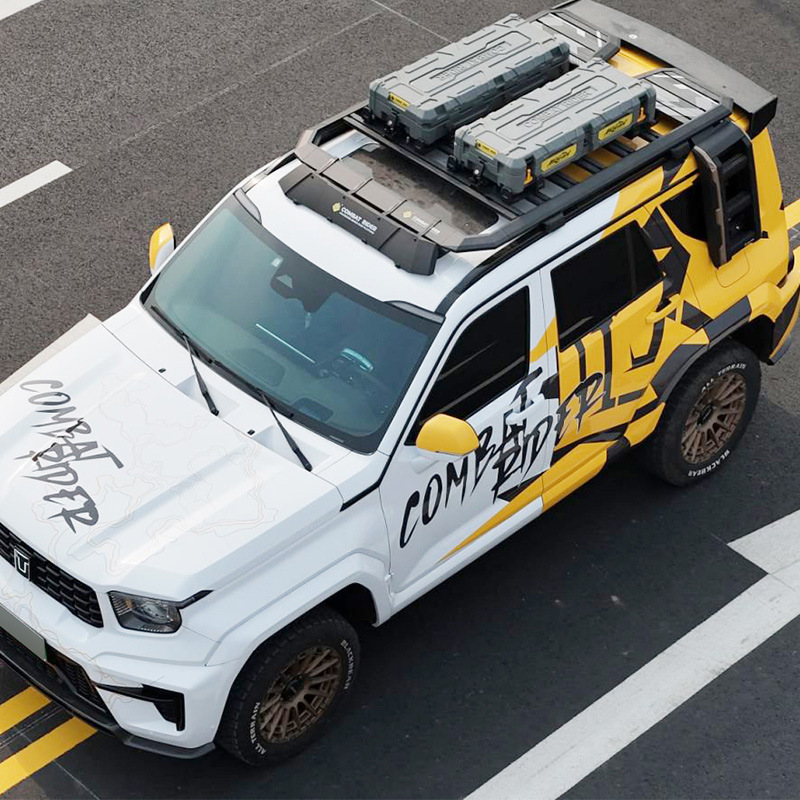 Tank 700 roof rack ladder schoolbag side account off-road modification roof expansion platform outdoor travel rack