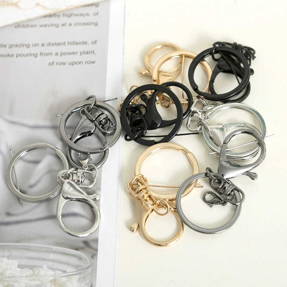 Металлический брелок оптом из трех частей багаж игрушка кукла ключ кулон аксессуары ключ ювелирные аксессуары