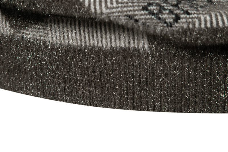 Round necked knitted autumn and winter new fashionable printed trend base sweater for men's top_voghion.com