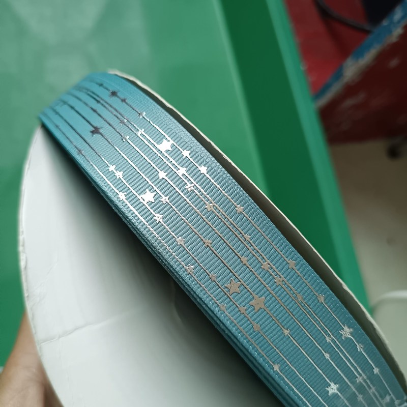 新製品 2025 ホットシルバーリボンメーカー縞模様の星糸リボンバーホルダー diy Gumei リボン卸売|undefined