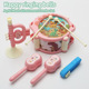 Cross-border drum [kns666-1-pink dinosaur-pvc card head bag] 150g