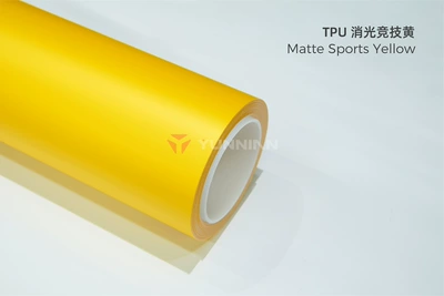 factory wholesale, cross-border direct sales, Auto Color Change Film - tpu-matte-racing-yellow-15215m
