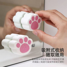 镜面海绵擦玻璃化妆猫爪镜子污渍海绵块浴室清洗镜面除水垢海绵擦