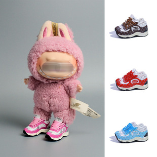 LABUBU������Ь�����·�17cmë�q���z���а���������Ьģ���ä��