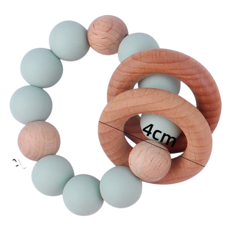 Comercio exterior de dientes de bebé pulido pulsera de juguete bebé mordedor juguete AliExpress Amazon nuevo juguete