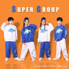 运动会开幕式啦啦队演出服元旦儿童表演中小学生国潮班服卫衣长裤