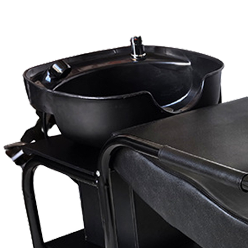 Cama de champú, peluquería, peluquería semi-reclinada, champú, punzón, peluquería de celebridades netas