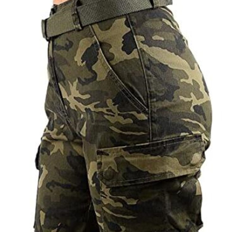 2020 Women's High Waist Slim Fit Camouflage Color Jogger Pants