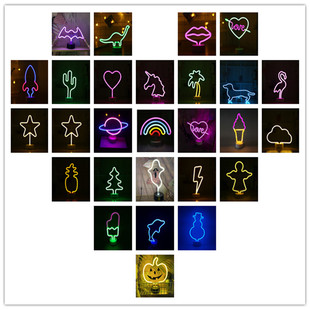 �羳 LED̨ʽ�޺�� love�W늲ʺ������b�녶����Сҹ��
