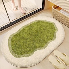 現代のシンプルなクリーム風じゅうたんのトイレに入ると吸水します。