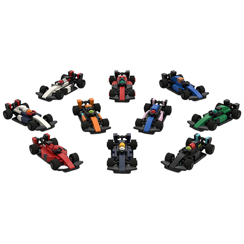 Moc-141127F1 Racing Car Building Blocks Compatible with Lego Toy Car Model Factory Direct Sales Dropshipping