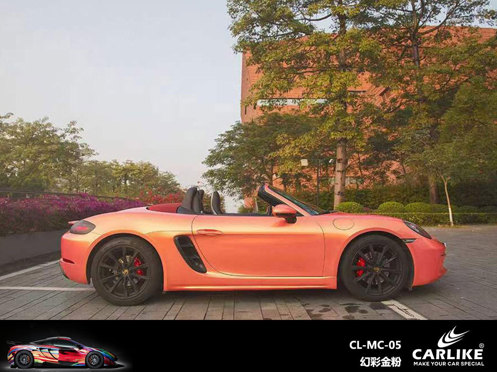 Carlake color mágico cambiando el color del coche completo película cambiante fantasía volcánica película de cuerpo gris superficie brillante película de coche completo