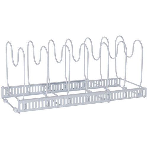 Cross-border retractable pot lid rack for home use, kitchen finishing countertop multi-functional pot storage rack, kitchen storage rack